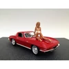 Kép 2/2 - Car wash girl Barbara figura modell kiegészítő 1:18