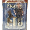 Kép 2/4 - AMERICAN DIORAMA Police with K9-Unit I figura szett modell 1:18