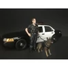 Kép 4/4 - AMERICAN DIORAMA Police with K9-Unit I figura szett modell 1:18