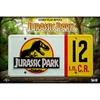 Kép 3/4 - Jurassic Park Dennis Nedry dombornyomott fém rendszámtábla 30 x 15 cm