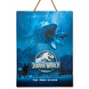 Kép 3/5 - Jurassic World Mossa 'The Park is open' WOODART 3D faplakát