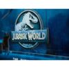 Kép 4/5 - Jurassic World Mossa 'The Park is open' WOODART 3D faplakát