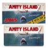 Kép 1/5 - JAWS AMITY ISLAND 'Cápa' dombornyomott fémplakát 30 x 15 cm