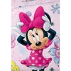 Kép 2/4 - Minnie Mouse 'pink flower' ágyneműhuzat szett 140 x 200 + 70 x 90 cm