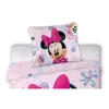 Kép 3/4 - Minnie Mouse 'pink flower' ágyneműhuzat szett 140 x 200 + 70 x 90 cm