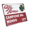 Kép 2/4 - Alfa Romeo Campione Del Mondo 1975 fémplakát 20 x 30 cm