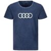 Kép 1/2 - Audi férfi póló, ringe 2020, kék