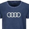 Kép 2/2 - Audi férfi póló, ringe 2020, kék