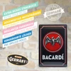 Kép 4/4 - Bacardi dombornyomott fémplakát 20 x 30 cm