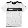 Kép 1/4 - Bmw Motorsport férfi póló fehér-fekete