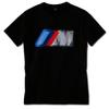 Kép 1/3 - Bmw M logó férfi póló fekete