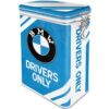 Kép 1/5 - BMW fémdoboz csatos,aromazárós "Drivers only"