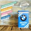 Kép 4/5 - BMW fémdoboz csatos,aromazárós "Drivers only"