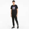 Kép 5/6 - Puma BMW M Motorsport Vintage férfi póló, fekete-kék-piros 'Touring Car Racing 86'