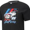 Kép 6/6 - Puma BMW M Motorsport Vintage férfi póló, fekete-kék-piros 'Touring Car Racing 86'