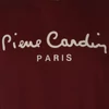 Kép 3/3 - Pierre Cardin férfi póló, PARIS, burgundi-törtfehér