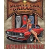 Kép 2/2 - Legends Muscle Car Garage fémplakát 31,5 x 40,5 "TACD1568"