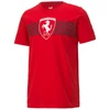 Kép 1/5 - Puma Ferrari férfi póló Race checkered, piros-fehér