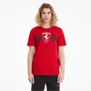 Kép 3/5 - Puma Ferrari férfi póló Race checkered, piros-fehér