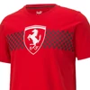 Kép 5/5 - Puma Ferrari férfi póló Race checkered, piros-fehér