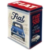 Kép 1/6 - Fiat 500 fémdoboz "Leave all the bad things behind"