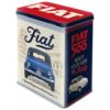 Kép 1/6 - Fiat 500 fémdoboz "Leave all the bad things behind"