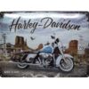 Kép 1/4 - Harley-Davidson dombornyomott fémplakát 30 x 40 cm "Born To Ride"