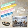 Kép 4/4 - Harley-Davidson dombornyomott fémplakát 30 x 40 cm "Born To Ride"