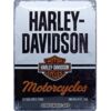 Kép 1/4 - Harley-Davidson dombornyomott fémplakát 30 x 40 cm "Motorcycles"