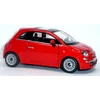 Kép 1/3 - 2007 Fiat 500 piros hátrahúzós autó 1:28