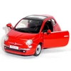 Kép 2/3 - 2007 Fiat 500 piros hátrahúzós autó 1:28