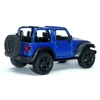 Kép 2/4 - 2018 Jeep Wrangler kék hátrahúzós autó 1:34