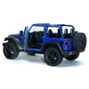 Kép 3/4 - 2018 Jeep Wrangler kék hátrahúzós autó 1:34