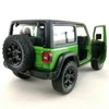 Kép 5/12 - 2018 Jeep Wrangler zöld hátrahúzós autó 1:34