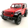 Kép 1/12 - 2018 Jeep Wrangler piros hátrahúzós autó 1:34