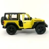 Kép 6/12 -  2018 Jeep Wrangler sárga hátrahúzós autó 1:34