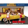 Kép 4/4 - AMERICAN DIORAMA 23863 Carhop #Brittany figura modell 1:18