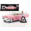 Kép 1/8 - 1955 Cadillac Fleetwood & Elvis Presley figura modell autó 1:24