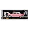 Kép 2/8 - 1955 Cadillac Fleetwood & Elvis Presley figura modell autó 1:24