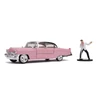 Kép 5/8 - 1955 Cadillac Fleetwood & Elvis Presley figura modell autó 1:24