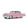 Kép 8/8 - 1955 Cadillac Fleetwood & Elvis Presley figura modell autó 1:24