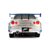 Kép 5/11 - Brian'S 2002 Nissan Skyline Gt-r F&F R/C ezüst távirányítós autó 1:24
