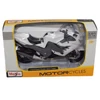 Kép 1/2 - Kawasaki Ninja ZX 14R fehér/fekete modell 1:12