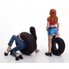 Kép 2/4 - MOTORHEAD Tire Brigade Set #6 #772 Vel & Andie figura modell 1:18