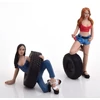 Kép 3/4 - MOTORHEAD Tire Brigade Set #6 #772 Vel & Andie figura modell 1:18