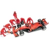 Kép 4/4 - AMERICAN DIORAMA F1 Pit Crew Team Red figura szett modell 1:18