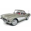 Kép 2/5 - 1961 Chevy Corvette grey-silver hardtop modell autó 1:18
