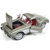 Kép 3/5 - 1961 Chevy Corvette grey-silver hardtop modell autó 1:18
