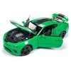 Kép 2/4 - 2017 Chevy Camaro SS green with black stripes modell autó 1:18