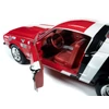 Kép 4/11 - 1968 Ford Mustang COBRA JET S/S Sandy Elliot red&white modell autó 1:18